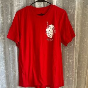 adidas Teen Graphic Red Tee